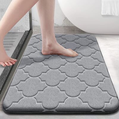 OEM Ultraweiche, Rutschfeste Badematte Aus Memory-schaum, Wasserabsorbierend Und Maschinenwaschbar, Bodenmatte Fürs Badezimmer OEM Ultraweiche, Rutschfeste Badematte Aus Memory-schaum, Wasserabsorbierend Und Maschinenwaschbar, Bodenmatte Fürs Badezimmer