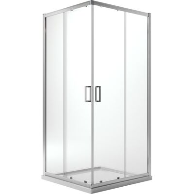 IDRALITE Duschkabine Klarglas H 185 Mod. Ready 70x90 Cm Rechteckig IDRALITE Duschkabine Klarglas H 185 Mod. Ready 70x90 Cm Rechteckig