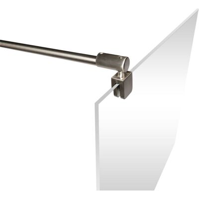 Stabilisator Für 5-8 Mm Glas, Kürzbar Und Winkelbar, Haltestange Für Glas/wand Stabilisation, Wandhalterung Für Duschwand, Edelstahloptik, Individuell Kürzbar, 54,7 Cm - Schulte Stabilisator Für 5-8 Mm Glas, Kürzbar Und Winkelbar, Haltestange Für Glas/wand Stabilisation, Wandhalterung Für Duschwand, Edelstahloptik, Individuell Kürzbar, 54,7 Cm - Schulte