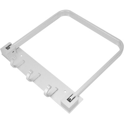 HEAT Klappbarer, Wandmontierter Handtuchhalter Mit Haken, Multifunktionales Badezimmer-handtuchregal, Robuste Wandaufbewahrung, Chrom-finish, 1er-set HEAT Klappbarer, Wandmontierter Handtuchhalter Mit Haken, Multifunktionales Badezimmer-handtuchregal, Robuste Wandaufbewahrung, Chrom-finish, 1er-set