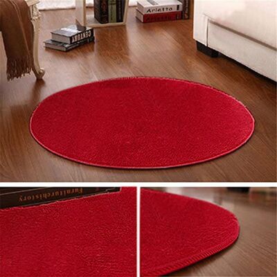 HEAT Runder Plüschteppich (40 Cm Durchmesser), Weich Und Rutschfest, Für Bad, Schlafzimmer Oder Dusche. Runde Plüsch-yogamatte, Ideal Für Die Wohnungseinrichtung. HEAT Runder Plüschteppich (40 Cm Durchmesser), Weich Und Rutschfest, Für Bad, Schlafzimmer Oder Dusche. Runde Plüsch-yogamatte, Ideal Für Die Wohnungseinrichtung.