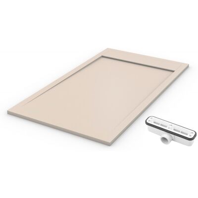 PDD Extra Flache Duschwanne Premium Ambiente Hellbeige Ral 1013 90x120 PDD Extra Flache Duschwanne Premium Ambiente Hellbeige Ral 1013 90x120