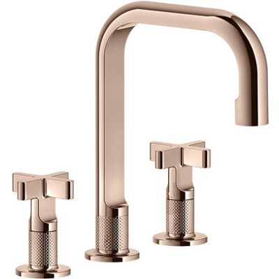Gessi - Inciso+ - Kupfer PVD - 3-Loch - Wascharmatur Gessi - Inciso+ - Kupfer PVD - 3-Loch - Wascharmatur