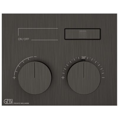 Gessi - HI-FI - Unterputz-Thermostat - Tasten-Bedienung - Thermostat Gessi - HI-FI - Unterputz-Thermostat - Tasten-Bedienung - Thermostat
