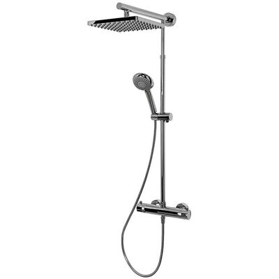 Schulte - Duschmaster Rain D9641 Kopfbrause Eckig Mit Thermostat Chrom Schulte - Duschmaster Rain D9641 Kopfbrause Eckig Mit Thermostat Chrom