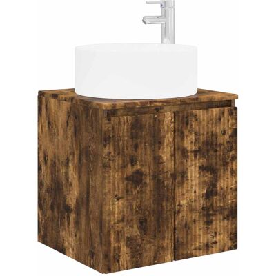 Maison Exclusive - Wandmontierte Waschbecken-vanität Räuchereiche Maison Exclusive - Wandmontierte Waschbecken-vanität Räuchereiche