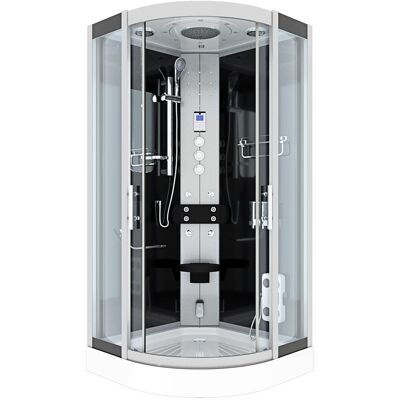 ACQUAVAPORE Dampfdusche Duschtempel Sauna Dusche Duschkabine D46-13t3-ec 90x90 Cm Mit 2k Scheiben Versiegelung ACQUAVAPORE Dampfdusche Duschtempel Sauna Dusche Duschkabine D46-13t3-ec 90x90 Cm Mit 2k Scheiben Versiegelung