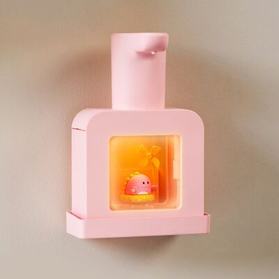 HEAT Automatischer, Berührungsloser Seifenspender Mit Sensor, Wasserdichter, Intelligenter Schaumseifenspender, Kleiner Rosa Dinosaurier, Cartoon HEAT Automatischer, Berührungsloser Seifenspender Mit Sensor, Wasserdichter, Intelligenter Schaumseifenspender, Kleiner Rosa Dinosaurier, Cartoon