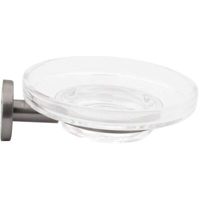Inda - Wandmontierte Seifenschale One Nickel Gebürstet/klarglas Inda - Wandmontierte Seifenschale One Nickel Gebürstet/klarglas