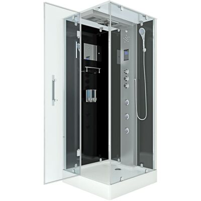 ACQUAVAPORE Dampfdusche Duschtempel Sauna Dusche Duschkabine D38-13l3-ec 90x90 Cm Mit 2k Scheiben Versiegelung ACQUAVAPORE Dampfdusche Duschtempel Sauna Dusche Duschkabine D38-13l3-ec 90x90 Cm Mit 2k Scheiben Versiegelung
