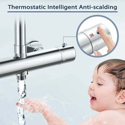 DPZO - Thermostatic Shower Mixer - 150 mm centers - Brass DPZO - Thermostatic Shower Mixer - 150 mm centers - Brass
