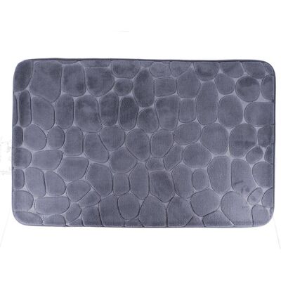 Tendance - Formgedächtnismatte Aus Mikrofaser Kieselstein 50x80cm - Dunkelgrau Tendance - Formgedächtnismatte Aus Mikrofaser Kieselstein 50x80cm - Dunkelgrau