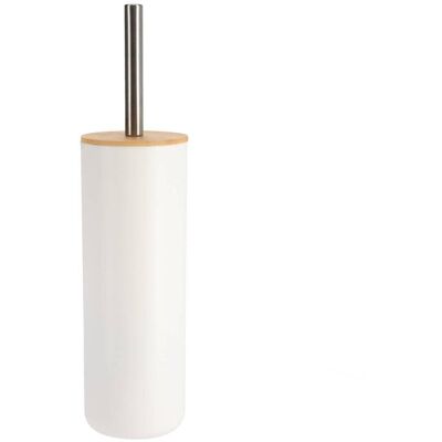 Tendance - Ps Wc Bürste Mit Deckel Bambus - Weiss Bambus Tendance - Ps Wc Bürste Mit Deckel Bambus - Weiss Bambus