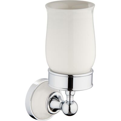 Paulgurkes - Nostalgie Retro Zahnputzbecher Weiß Chrom Paulgurkes - Nostalgie Retro Zahnputzbecher Weiß Chrom