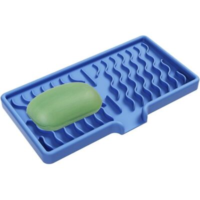 OEM Seifenschale – Seifenspender – Badezimmer-organizer – Rutschfestes Silikon – 25 X 14 Cm – Blau OEM Seifenschale – Seifenspender – Badezimmer-organizer – Rutschfestes Silikon – 25 X 14 Cm – Blau