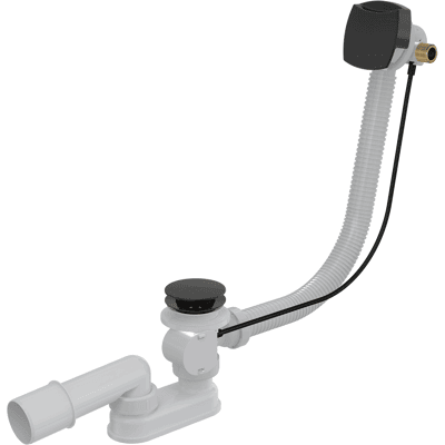 Alcaplast Alca - Ablauf- Und Überlaufgarnitur Für Badewanne, Länge: 570 Mm, Clickclack, Schwarz Matt A564black Alcaplast Alca - Ablauf- Und Überlaufgarnitur Für Badewanne, Länge: 570 Mm, Clickclack, Schwarz Matt A564black
