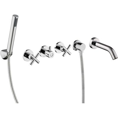 Unterputz Set Badewanne Kreuzgriff Zweigriffmischer Fertigmontage - Paulgurkes Unterputz Set Badewanne Kreuzgriff Zweigriffmischer Fertigmontage - Paulgurkes