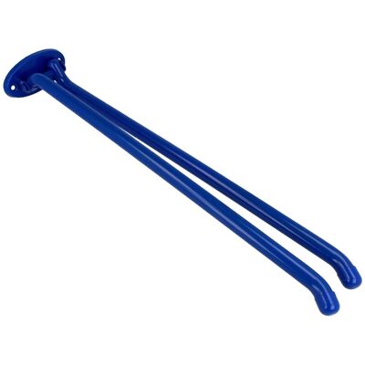 Tecuro Handtuchhalter 2-teilig - Messing Blau (ral 5002) - 400 Mm - Schwenkbar Tecuro Handtuchhalter 2-teilig - Messing Blau (ral 5002) - 400 Mm - Schwenkbar