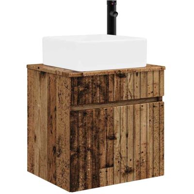 Maison Exclusive - Wandmontierte Waschbecken-vanität Altholz 49 X Maison Exclusive - Wandmontierte Waschbecken-vanität Altholz 49 X