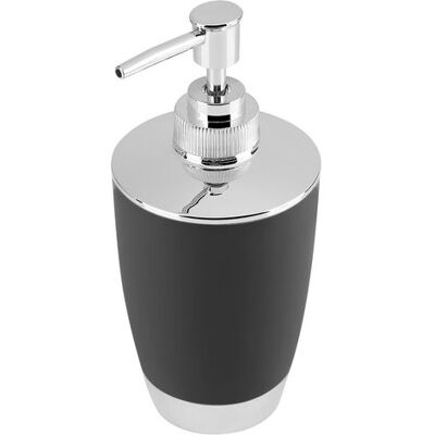HEAT 4-teiliges Set Schwarzer Badezimmeraccessoires: Zahnbürstenhalter, Seifenspender, Becherhalter Und Seifenschale HEAT 4-teiliges Set Schwarzer Badezimmeraccessoires: Zahnbürstenhalter, Seifenspender, Becherhalter Und Seifenschale