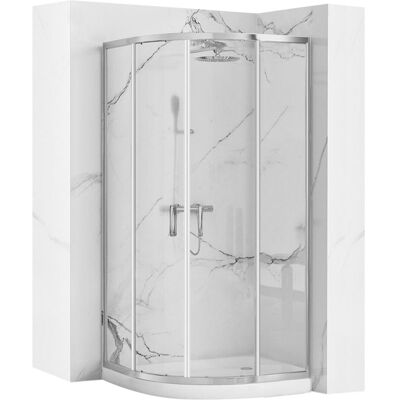 Rea Look Chrome Eckdusche 80x80 - Dusche Rea Look Chrome Eckdusche 80x80 - Dusche