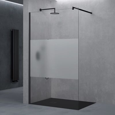 DOPORRO - Box Doccia Walk-In 110x200cm - 8mm vetro temperato DOPORRO - Box Doccia Walk-In 110x200cm - 8mm vetro temperato