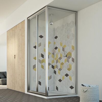 Idralite - Duschkabine Mit Falttür Klarglas H 198 Mod. Urban Duo 80x100 Öff. 100 Cm Idralite - Duschkabine Mit Falttür Klarglas H 198 Mod. Urban Duo 80x100 Öff. 100 Cm