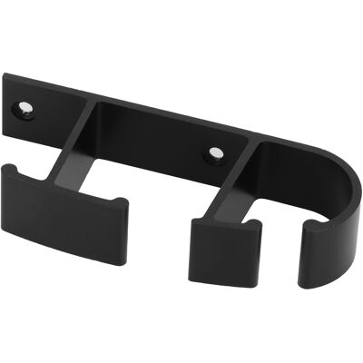 AUCO Schwarzes, Wandmontiertes Waschbecken Mit Haken, Handtuchhalter Und Ablagefläche Für Badezimmer Und Wc. AUCO Schwarzes, Wandmontiertes Waschbecken Mit Haken, Handtuchhalter Und Ablagefläche Für Badezimmer Und Wc.
