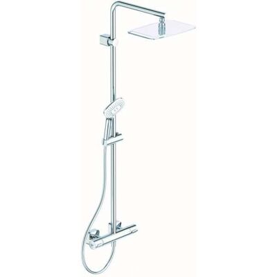 Ideal Standard - Duschsystem Idealrain Cube M.ceratherm 100 Brausetherm.ap Chrom A6986aa Ideal Standard - Duschsystem Idealrain Cube M.ceratherm 100 Brausetherm.ap Chrom A6986aa