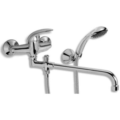 Novaservis Metalia 55 Chrom - Wandmontierte Badewannenarmatur mit Set Novaservis Metalia 55 Chrom - Wandmontierte Badewannenarmatur mit Set