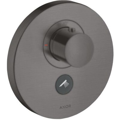 Hansgrohe Axor Starck ShowerSelect Thermostat - Brushed Black Chrome - Highflow - Rund Hansgrohe Axor Starck ShowerSelect Thermostat - Brushed Black Chrome - Highflow - Rund