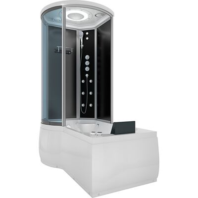 ACQUAVAPORE Whirlpool Wanne Duschtempel Dusche Duschkabine K55-r33-wp-ec 100x170 Cm Mit 2k Scheiben Versiegelung ACQUAVAPORE Whirlpool Wanne Duschtempel Dusche Duschkabine K55-r33-wp-ec 100x170 Cm Mit 2k Scheiben Versiegelung