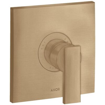 Hansgrohe Citterio Wandmontierter Einhebel-Duschmischer - Gebürstetes Bronze - Duschmischer Hansgrohe Citterio Wandmontierter Einhebel-Duschmischer - Gebürstetes Bronze - Duschmischer