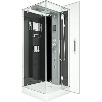 ACQUAVAPORE Dampfdusche Duschtempel Sauna Dusche Duschkabine D38-13r2-ec 90x90 Cm Mit 2k Scheiben Versiegelung ACQUAVAPORE Dampfdusche Duschtempel Sauna Dusche Duschkabine D38-13r2-ec 90x90 Cm Mit 2k Scheiben Versiegelung