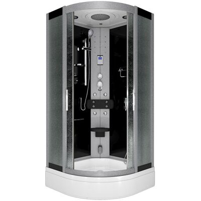 ACQUAVAPORE Dampfdusche Duschtempel Sauna Dusche Duschkabine D46-53m2-ec 90x90 Cm Mit 2k Scheiben Versiegelung ACQUAVAPORE Dampfdusche Duschtempel Sauna Dusche Duschkabine D46-53m2-ec 90x90 Cm Mit 2k Scheiben Versiegelung