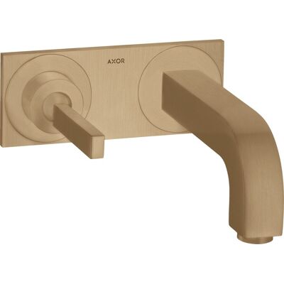 Hansgrohe AXOR Citterio Wandmontage Einhebel-Waschtischmischer - Brushed Bronze - 39115140 Hansgrohe AXOR Citterio Wandmontage Einhebel-Waschtischmischer - Brushed Bronze - 39115140