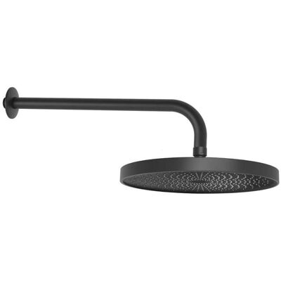 KIELLE Oudee - Duschkopf 260mm - Einzelstrahl - 350mm Arm - Schwarz Matt KIELLE Oudee - Duschkopf 260mm - Einzelstrahl - 350mm Arm - Schwarz Matt