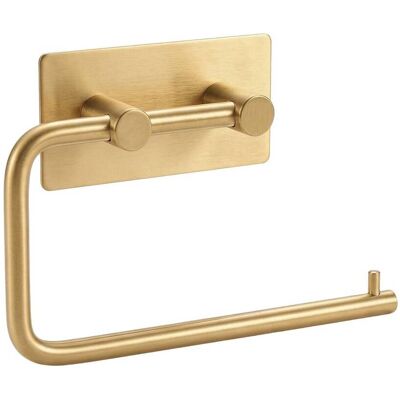 3m-toilettenpapierhalter Aus Metall Mit Aufkleber – Goldfarben - Tendance 3m-toilettenpapierhalter Aus Metall Mit Aufkleber – Goldfarben - Tendance