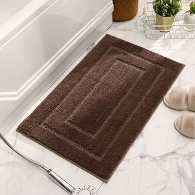 OEM Einteilige Badematte, Rutschfest, Weich, Saugfähig, Maschinenwaschbar Für Dusche, Badewanne Und Wc, 50 X 80 Cm, Braun OEM Einteilige Badematte, Rutschfest, Weich, Saugfähig, Maschinenwaschbar Für Dusche, Badewanne Und Wc, 50 X 80 Cm, Braun
