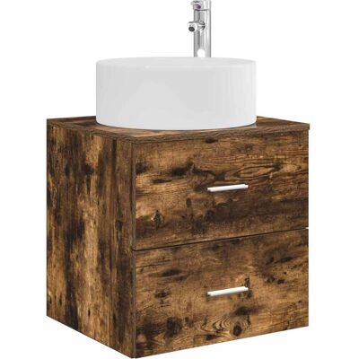 Maison Exclusive - Wandmontierte Waschtisch Räuchereiche 49,5 X 4 Maison Exclusive - Wandmontierte Waschtisch Räuchereiche 49,5 X 4