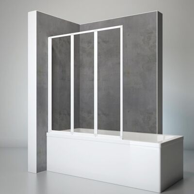 Schulte - 127x140 cm - Alpine White - Badewannenwand Schulte - 127x140 cm - Alpine White - Badewannenwand