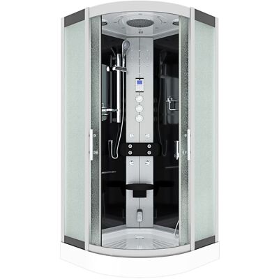 ACQUAVAPORE Dampfdusche Duschtempel Sauna Dusche Duschkabine D46-13m3-ec 90x90 Cm Mit 2k Scheiben Versiegelung ACQUAVAPORE Dampfdusche Duschtempel Sauna Dusche Duschkabine D46-13m3-ec 90x90 Cm Mit 2k Scheiben Versiegelung