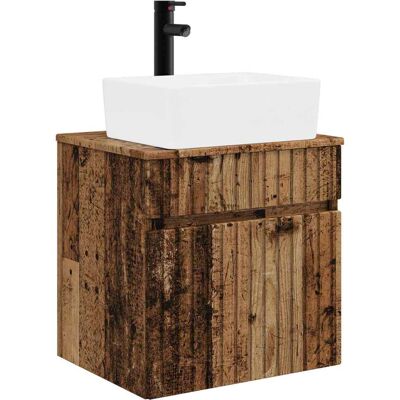 Maison Exclusive - Wandmontierte Waschbecken-vanität Altholz 49 X Maison Exclusive - Wandmontierte Waschbecken-vanität Altholz 49 X