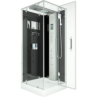 ACQUAVAPORE Dampfdusche Duschtempel Sauna Dusche Duschkabine D38-13r3-ec 90x90 Cm Mit 2k Scheiben Versiegelung ACQUAVAPORE Dampfdusche Duschtempel Sauna Dusche Duschkabine D38-13r3-ec 90x90 Cm Mit 2k Scheiben Versiegelung