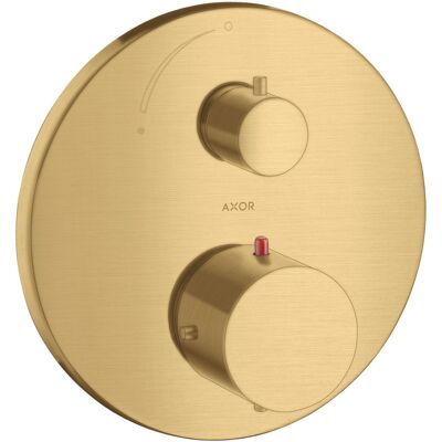HANSGROHE Axor Starck Thermostat - Keramik, Wandmontage, Børstet Guld HANSGROHE Axor Starck Thermostat - Keramik, Wandmontage, Børstet Guld