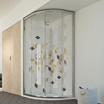 Idralite Evolution Duschabtrennung 80x80cm - Transparent Idralite Evolution Duschabtrennung 80x80cm - Transparent