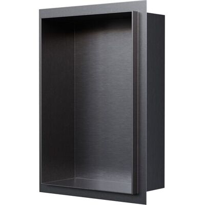 Wandnische Bernstein Nt203010x Edelstahl Randlos 20x30x10cm Gunmetal Wandnische Bernstein Nt203010x Edelstahl Randlos 20x30x10cm Gunmetal