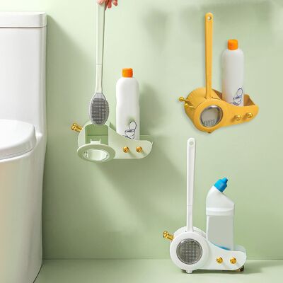 JUTE Wc-bürsten-set Für Zuhause, Silikon-wc-bürste Fürs Badezimmer, Langer Griff, Tiefenreinigungsbürste, Multifunktionaler Aufbewahrungshalter, Grün. JUTE Wc-bürsten-set Für Zuhause, Silikon-wc-bürste Fürs Badezimmer, Langer Griff, Tiefenreinigungsbürste, Multifunktionaler Aufbewahrungshalter, Grün.