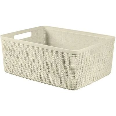 5l Curver Jute-aufbewahrungsbehälter, Cremefarben 5l Curver Jute-aufbewahrungsbehälter, Cremefarben