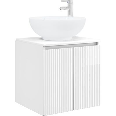 Maison Exclusive - Wandmontierte Waschtisch Hochglanz Weiß 49,5 X Maison Exclusive - Wandmontierte Waschtisch Hochglanz Weiß 49,5 X